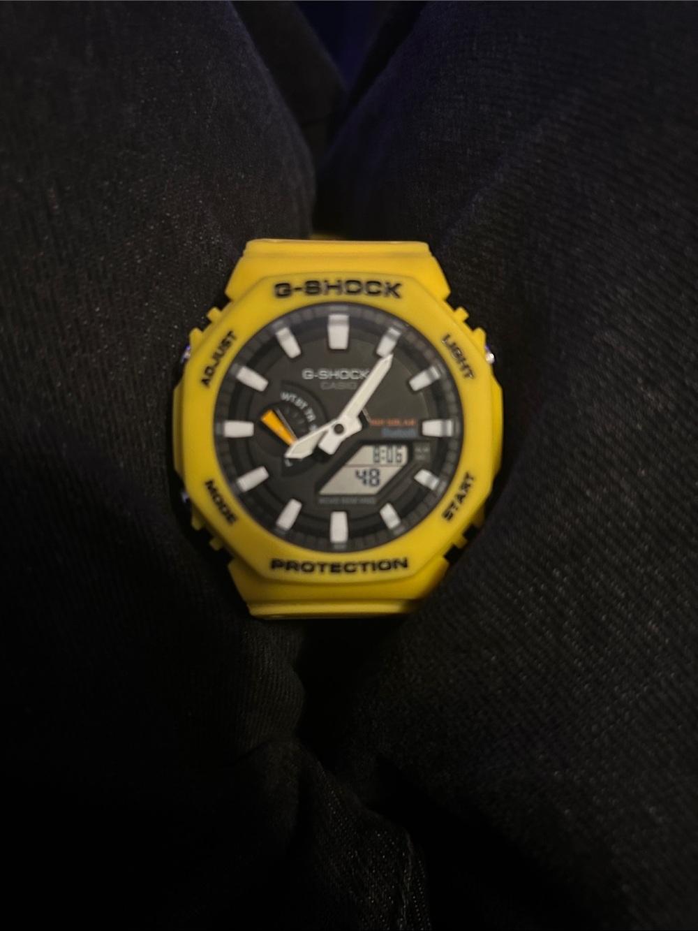 G-Shock Yellow and Black Analog-Digital Sport Watch